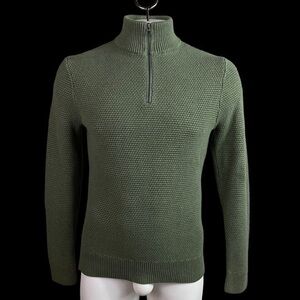J. Crew Half Zip Sweater Men’s Medium Chunky Knit